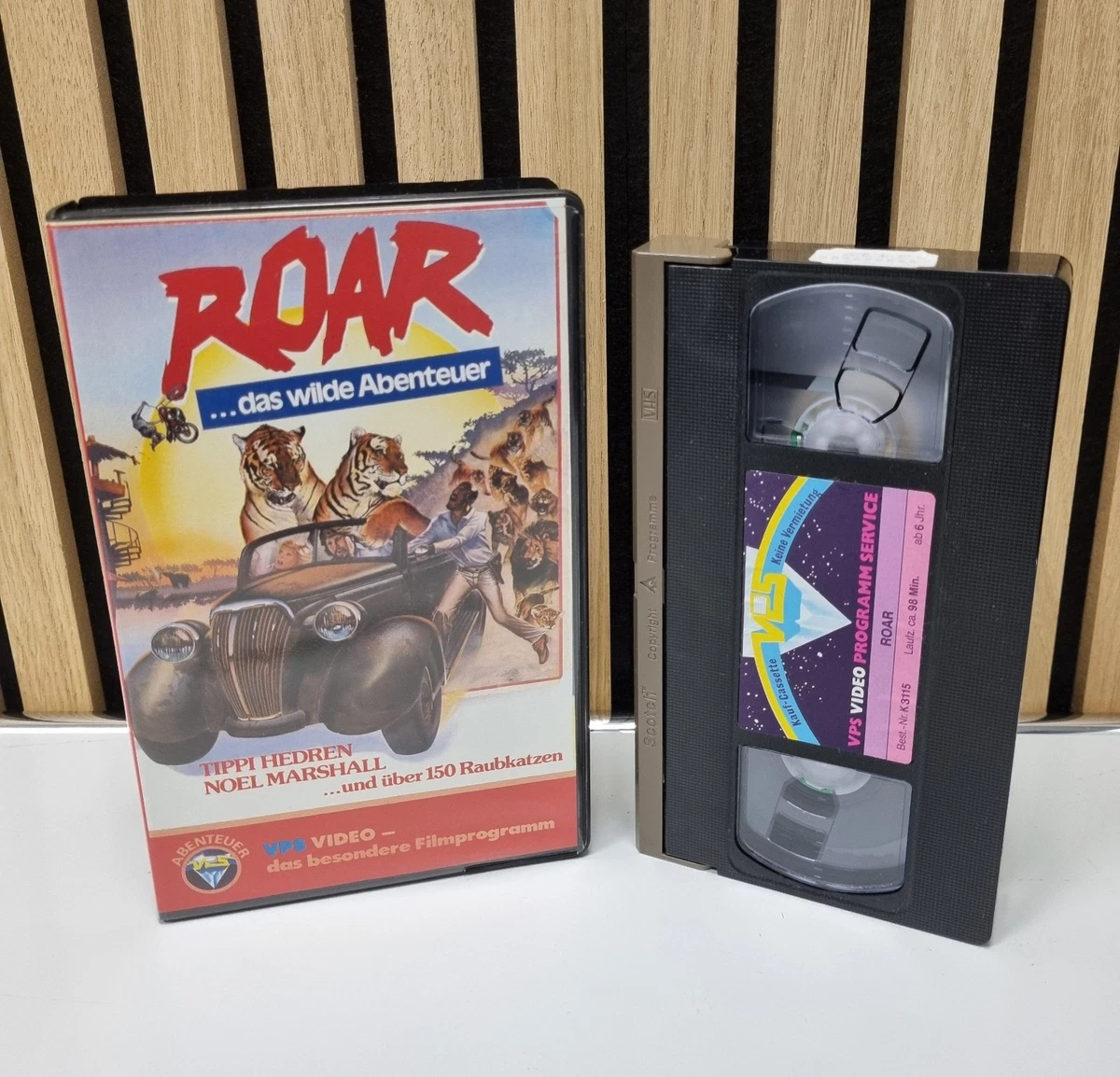 Roar Ein wildes Abenteuer VHS Video Programm Service VPS Erstauflage Kultfilm