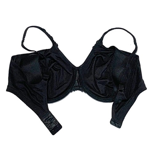 Wacoal Black Lace Trim Unpadded Bra with Underwire Support, size 40D - Picture 2 of 3