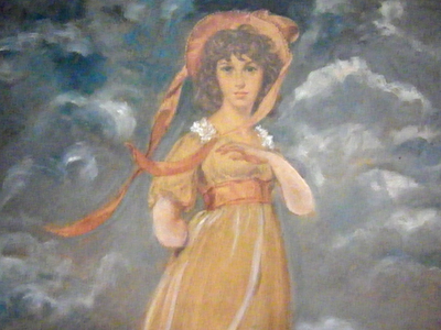 woman,pink」水彩画 原画 B5 woman,pink」水彩画 原画 B5 woman,pink