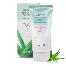 DABO Aloe Vera Tone Up Base Sun Cream 70ml SPF50+ PA+++ Sun Block Sunscreen NEW