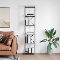 BüCherregal 40 X 30 X 189,5 Cm Holzwerkstoff Grau Sonoma