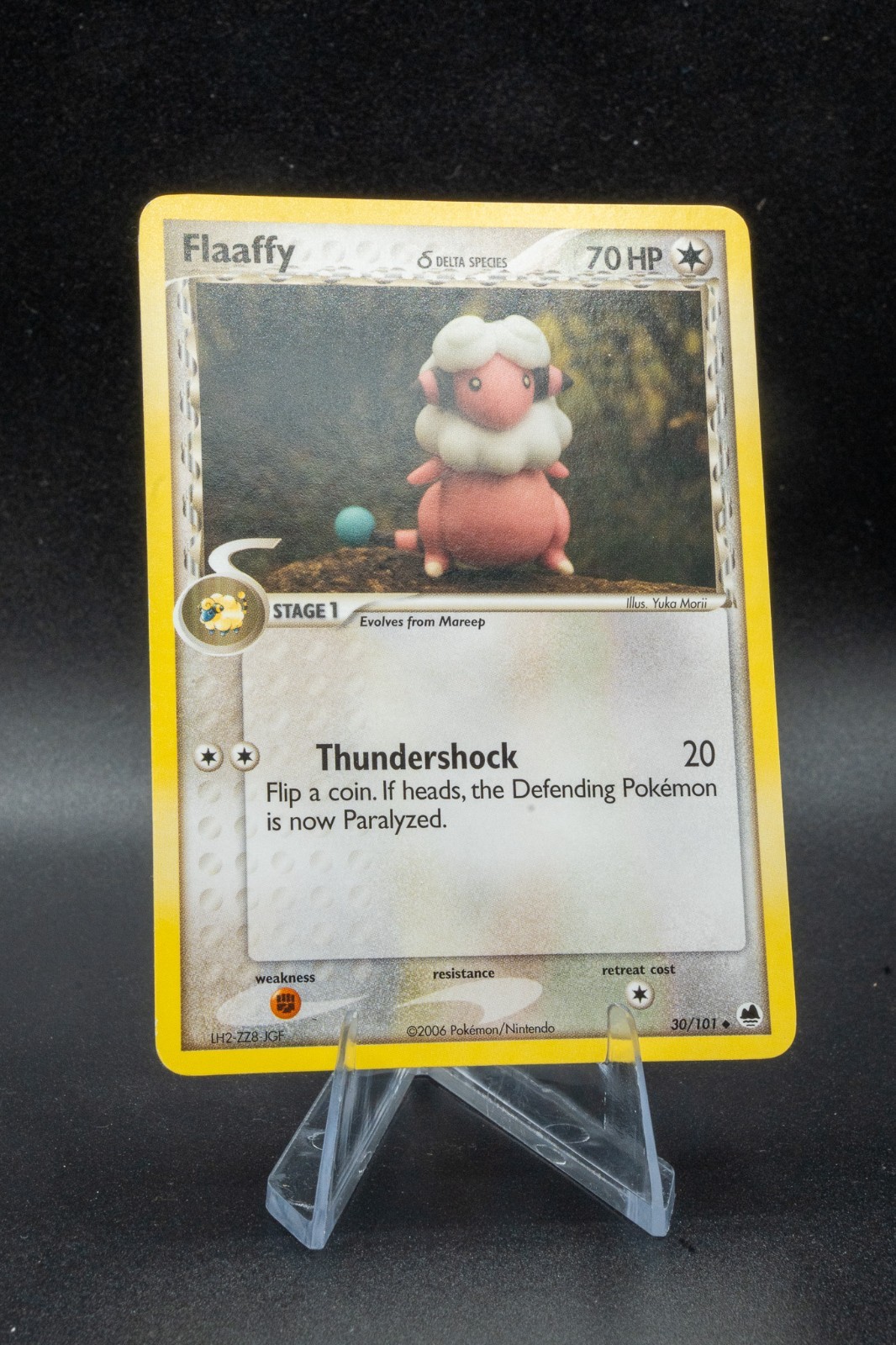 Flaaffy (Delta Species) 30/101 Dragon Frontiers Pokemon TCG LP Light Play