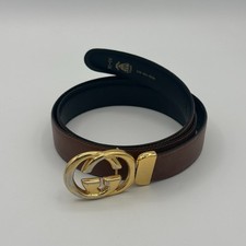 Gucci Vintage Monogram Belt. Size 36
