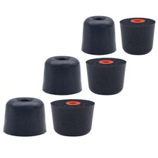 Foam Replacement Eartips Fits ISOtunes Free 2.0 3 Pairs Black Assorted S/M/L