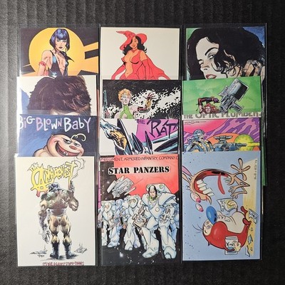 Vintage Promo Cards (12) Set:Ren&Stimpy+Annie Ammo+Hi-Jinx, See Description/Pics