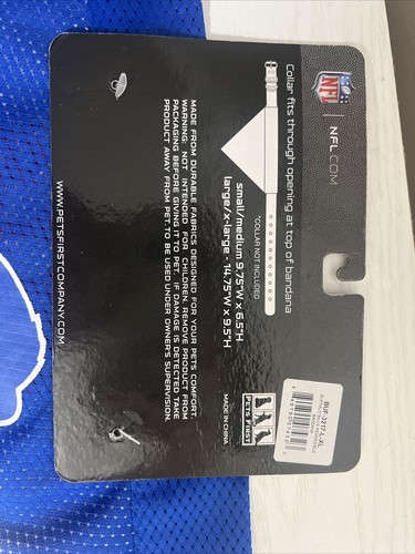 BUFFALO BILLS REVERSIBLE DOG PET BANDANA SCARF NEW NFL Official Large / X-Large - Picture 4 of 4