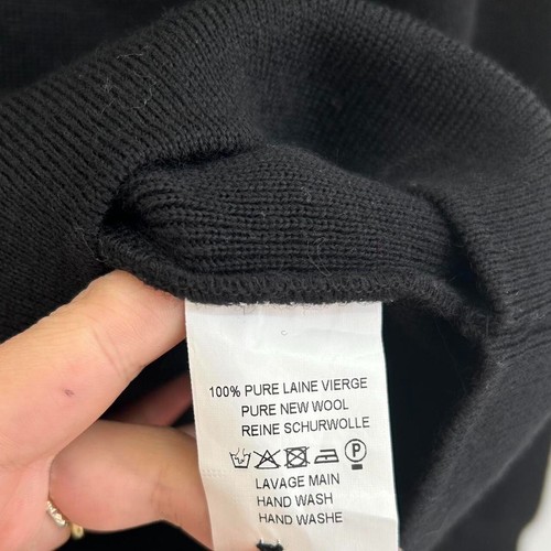 Armor Lux Women's Black Knitted 100% wool Jumper Sweater Size Small - NWOT - Picture 7 of 10