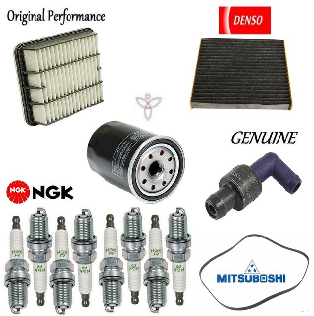 Tune Up Kit PCV Valve Filters Spark Plug Belt for Lexus LS430 20012003 eBay