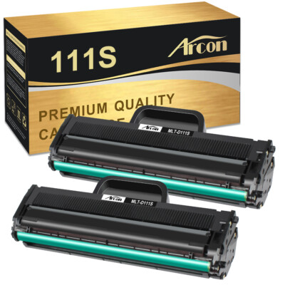 2 Pack MLT-D111S Toner Cartridge Black For Samsung Xpress M2020W M2070FW Printer