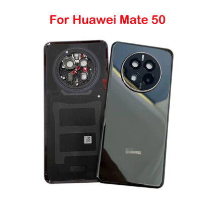 For Huawei Mate 50 ET-AL00 CET-LX9 Housing Glass Battery Back Door Cover +Lens