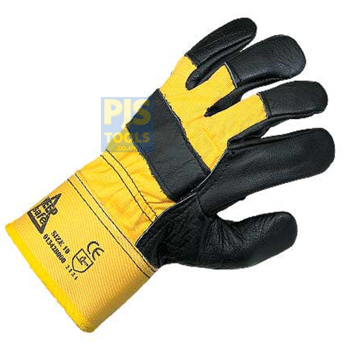 1 or 12 x Keepsafe quality cowhide palm rigger work gloves eBay