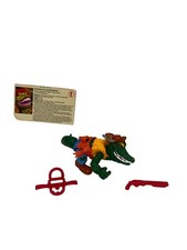 1989 Vintage Teenage Mutant Ninja Turtles LEATHERHEAD figure TMNT COMPLETE