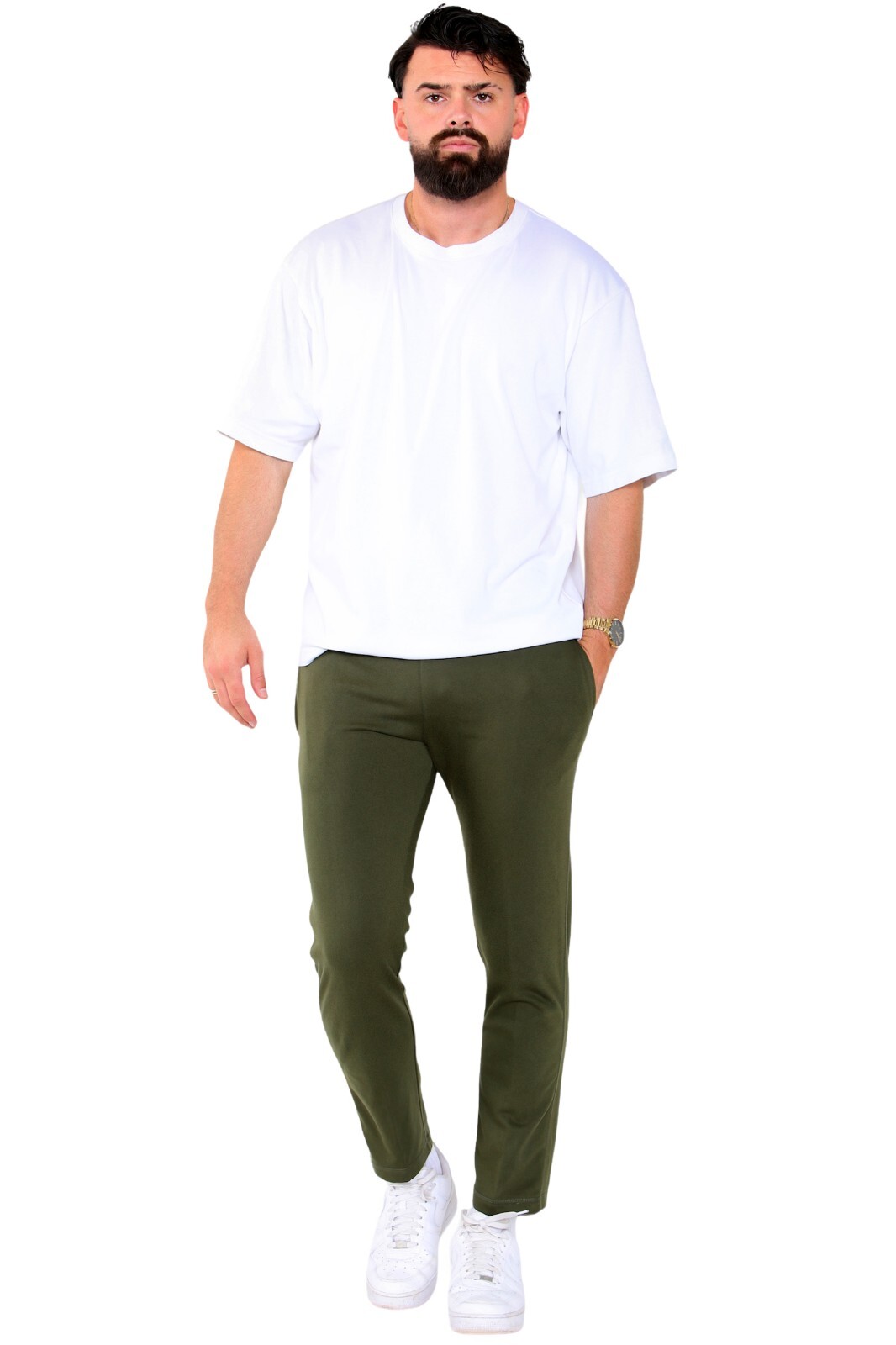 Ex M&S Mens Jogging Tracksuit Bottoms Jogger Open Hem Cotton Rich UK S