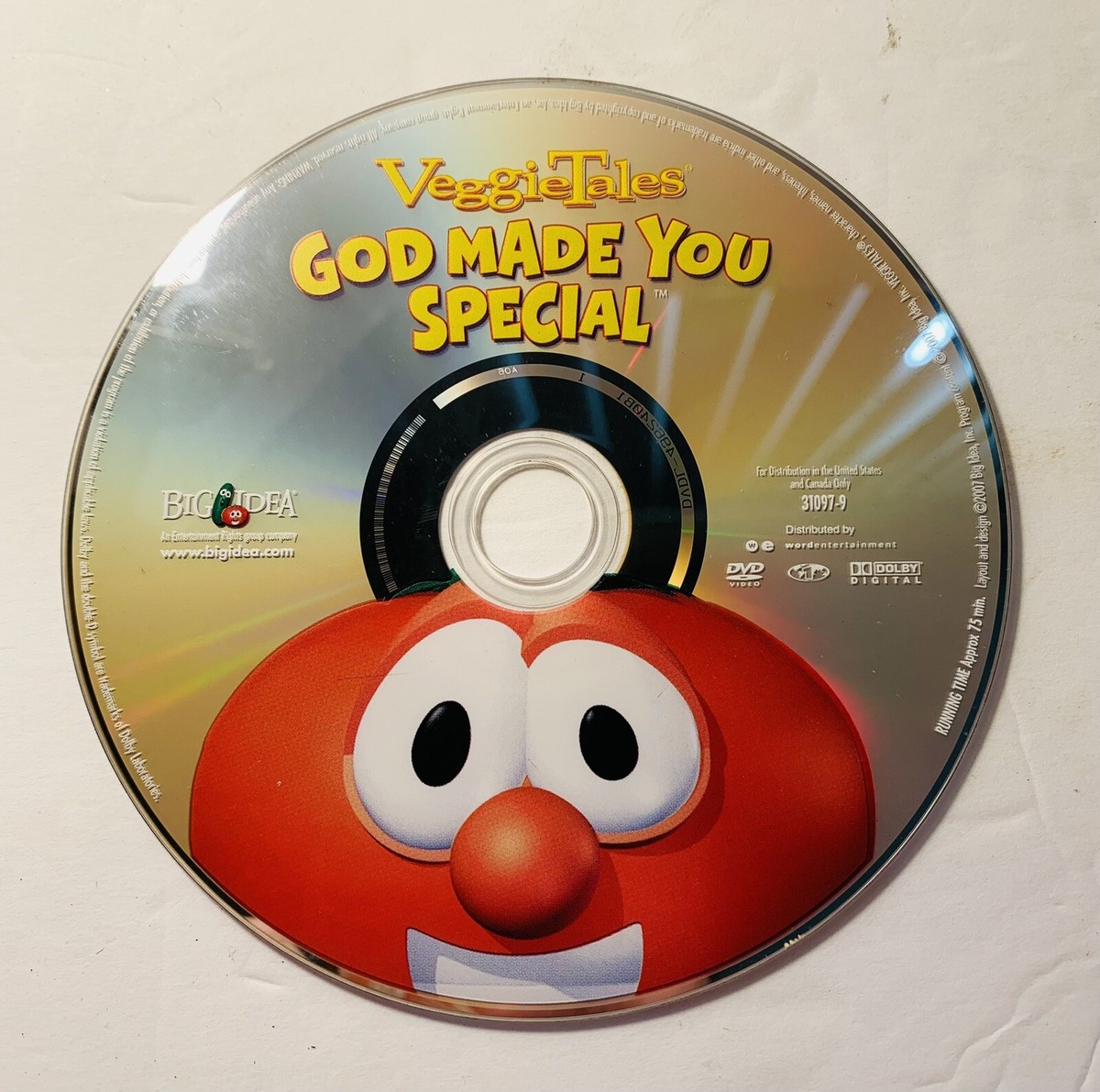 2007 VEGGIE TALES DVD Video ~ God Made You Special, DVD, No