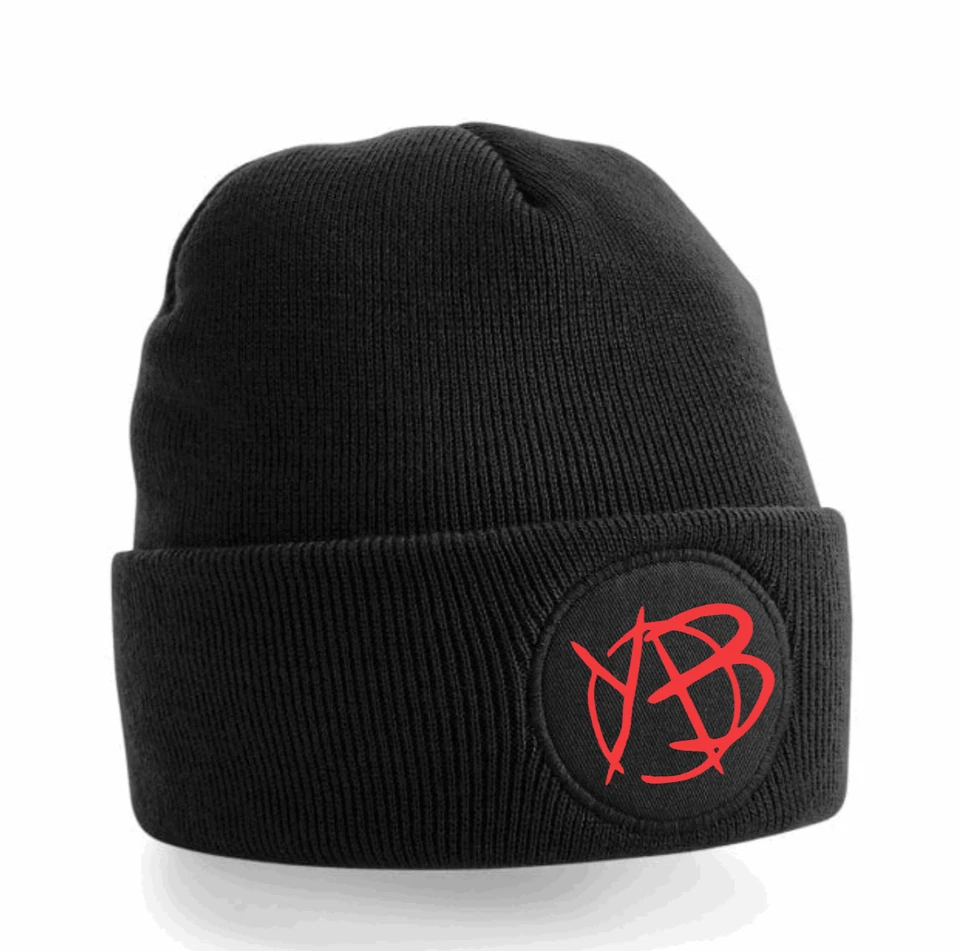 NEW *Yungblud* Red logo Black beanie merch hat