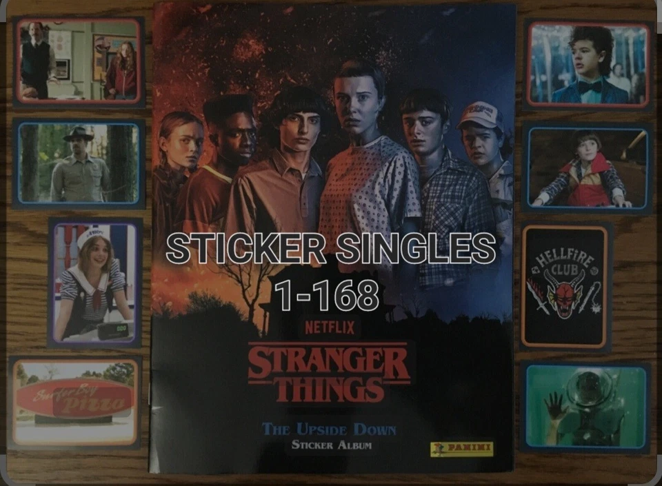 Stranger Things Sticker Collection Singles 1-168 (Panini, 2022) *YOU CHOOSE* - Image 1 of 1