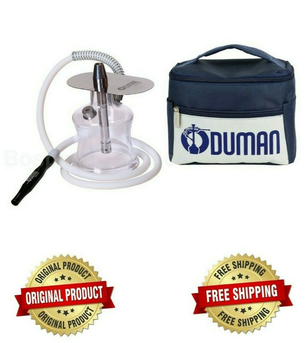 Oduman N2 TRAVEL Stainless Steel Shisha Hookah With TRAVEL Oduman N2 TRAVEL Stainless Steel Shisha Hookah With TRAVEL