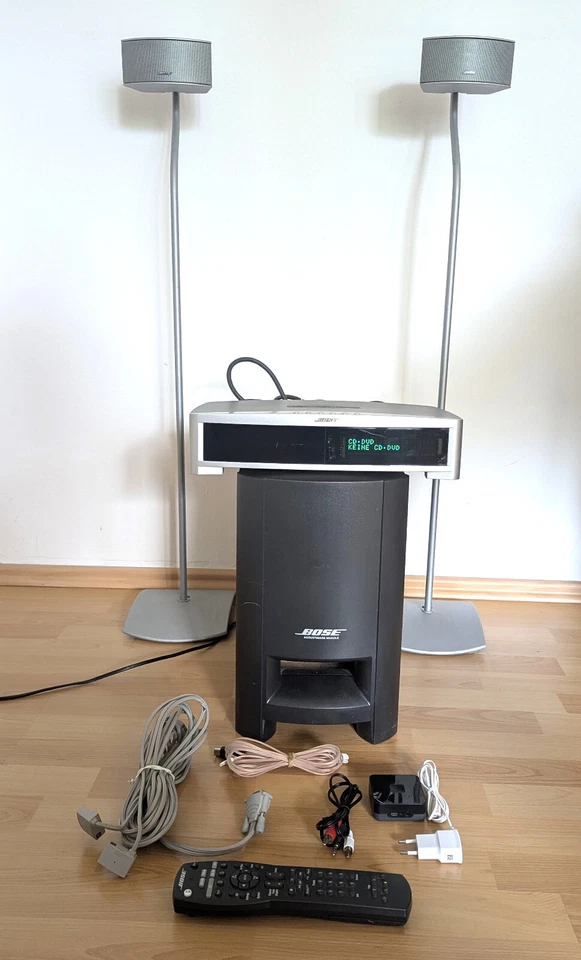 Bose 321 GS II Serie Anlage Subwoofer Lautsprecher + Bluetooth Receiver