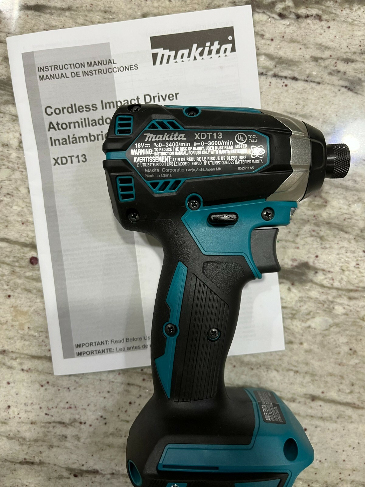 Makita XDT13Z 18V LXT Li-Ion Brushless 1/4