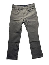 Mens Denali Gray Pants 34x30 Lightweight Stretch Casual Wear 7364