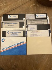 Commodore 64 5.25 Floppy Disk Lot Of 7 Software Easy Finance Compute Science IV