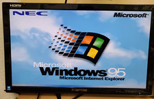 NEC Ready 9732 With Windows 95 No Front Cover See Pictures 80 Mb Ram P-166