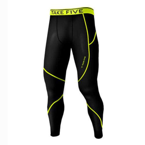 Take Five Mens Skin Tight Compression Base Layer Running Pants Leggings NT507 - Picture 1 of 6