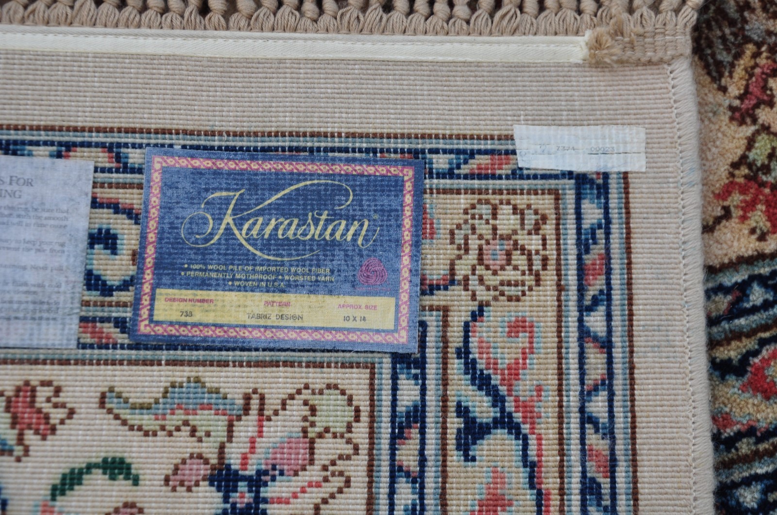 Karastan Rug 700 series 738 Tebriz 10x14 USA Made 584 eBay