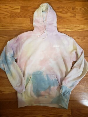 James Charles You Tube Sisters Merch Rainbow Sherbet Tie Dye Hoodie Size M 