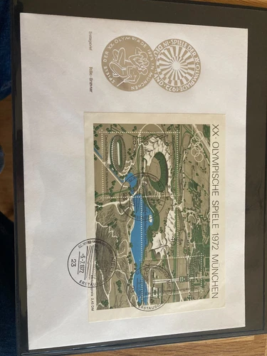 West Germany 1972 Olympic Games Munich FDC cover Olympiade special