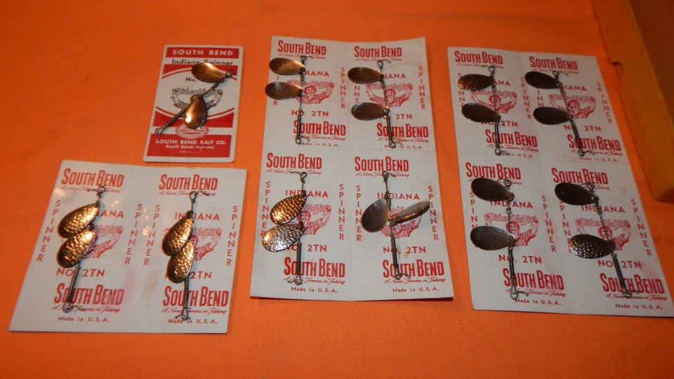 Caja parcial vintage de South Bend *Indiana Spinners*  Foto 2 de 3