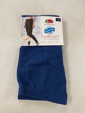 Fruit of the Loom Women's Thermal Waffle Pant size XS Navy New
