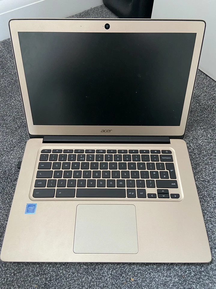 Acer N16P1 32GB SSD 4GB Ram Intel N N3060 Chromebook Cheap Laptop PC Gold 8 H ba - Image 2 of 4