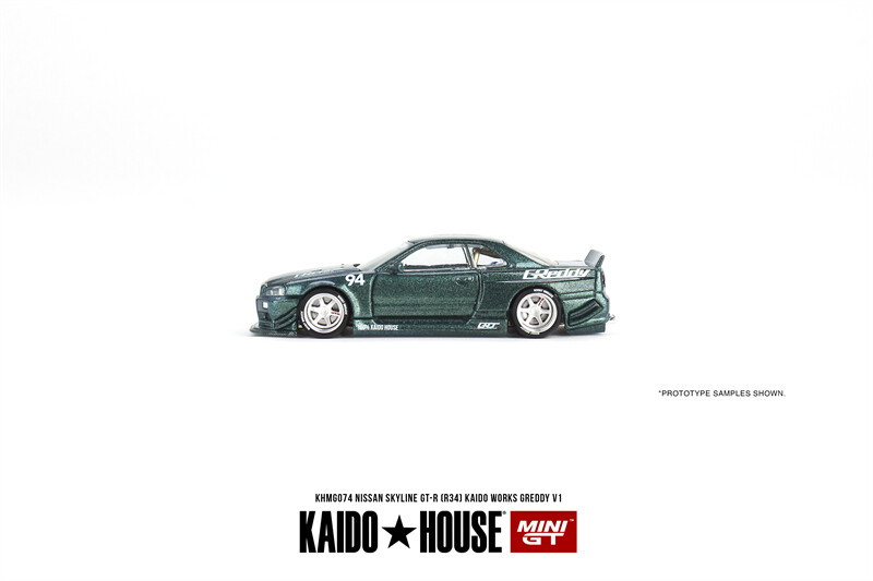 Kaido House×MINI GT 1:64 Nissan Skyline GT-R (R34) Kaido Kaido House×MINI GT 1:64 Nissan Skyline GT-R (R34) Kaido