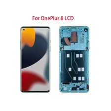 6.55" Original For OnePlus 8 IN2013 AMOLED Display Touch Screen Digitizer W/Fr