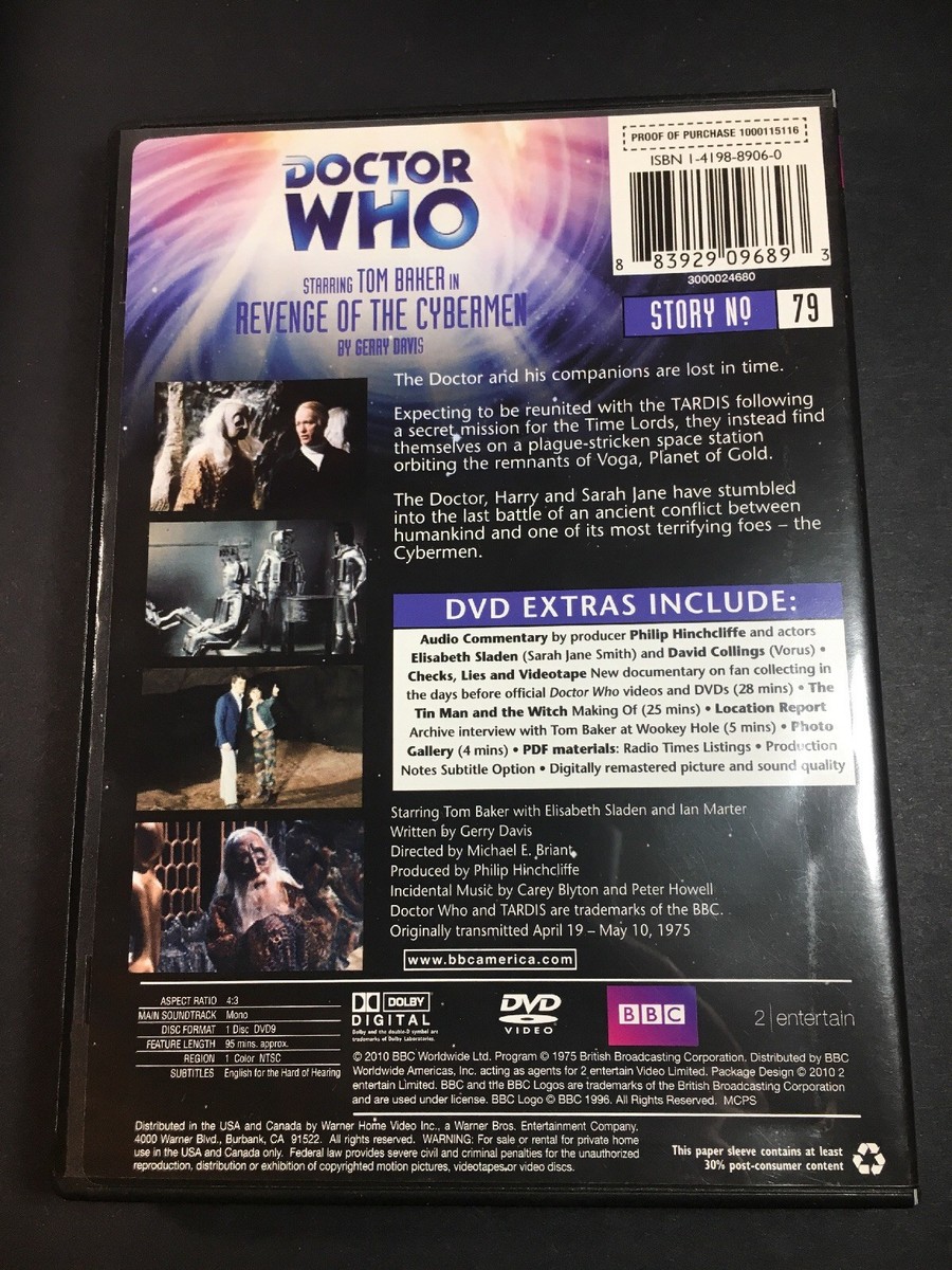 その他 Doctor Who: Revenge of the Cybermen - Episode 79 [DVD] Doctor Who: Revenge of the Cybermen DVD, Story 79, Region-1