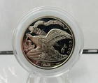 SilverTowne 1 Ounce .999 Fine Silver Round Eagle In Capsule