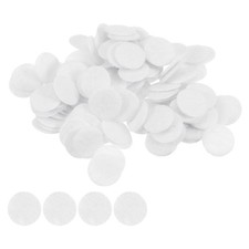 600pcs Round Felt Circles, 10mm 3/8" Craft Felt Pads Fabric Pad White