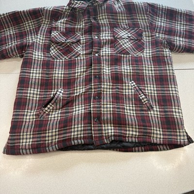 The Normal Brand Men's Brightside Flannel Lined Workwear Jacket in Navy