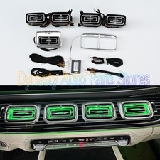 64 Farben Vorne Hinten Air Vent LED Umgebungslicht Atmosph&auml;re Lampe F&uuml;r GLS GLE