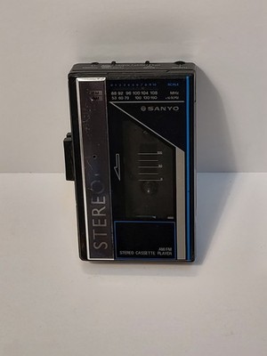 Sanyo MGR59 AM/FM Stereo Cassette Player Tested & Works