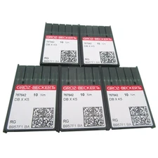 50pcs Groz Beckert Dbxk5 Industrial Embroidery Machine Needles in Ckpsms Clear P