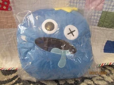 Rare~Brand New In Bag~Rainbow Friends~BLUE HUGGING PILLOW~11" Round~Blue Head