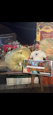 #ad Atlantic Giant Pumpkin Seeds 1948 McMillin 25’ 2731 Stelts x 2177 Ford $50 $50.00