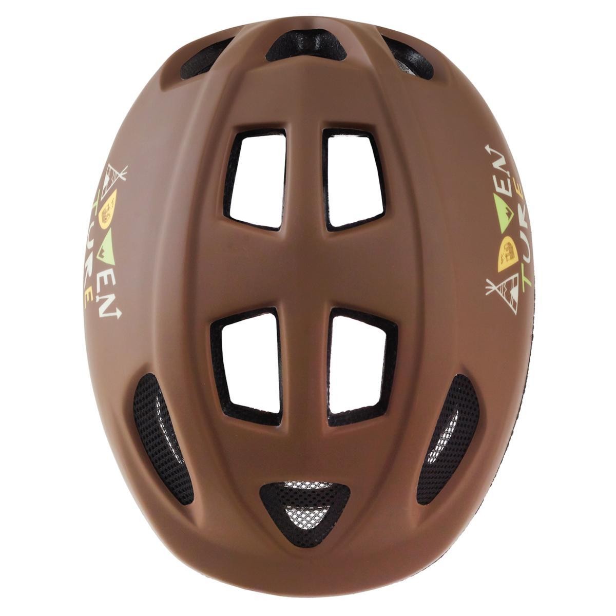 Casque vélo enfant Polisport avec cadran rotatif ergonomique marron - 3