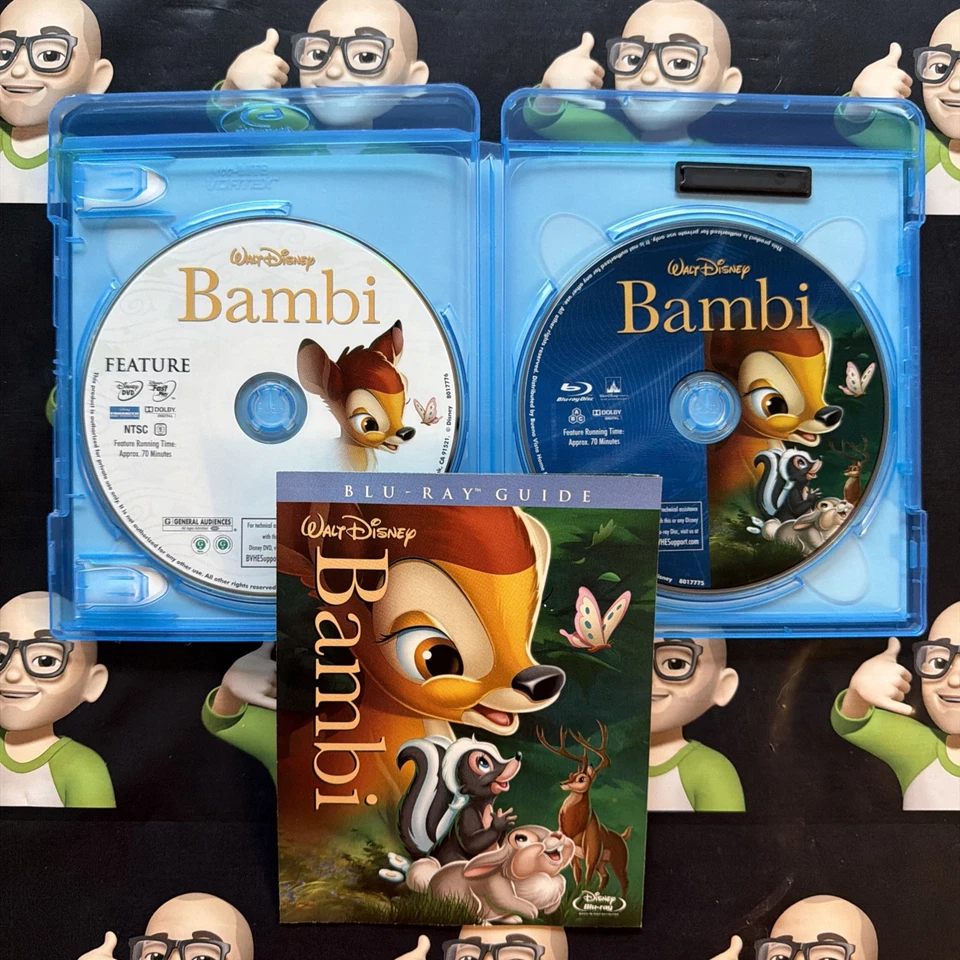 Bambi~Blu-Ray + DVD~Diamond Edition~Disney~GUC~FREE SHIPPING - Image 3 of 4