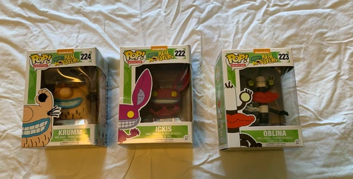 Funko Pop Animation Aaahh Real Monsters Ickis Oblina Krumm Lot 222 223 224