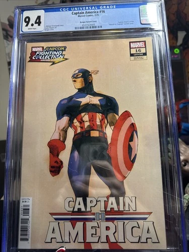 CAPTAIN AMERICA #16 BENGUS MARVEL VS CAPCOM VARIANT COVER 9.4 CGC