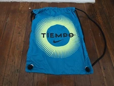 Nike Tempo Sport Gymsack Cinch Drawstring Bag Turquoise 