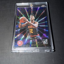 DeAndre Hunter 2019-20 Donruss Great X-Pectations Camo Laser Holo /10 #1 Hawks